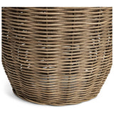 Habitat Wicker Pear natural rattan table lamp 49cm, UK version