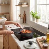 Salter 20cm aluminium saucepan with non-stick coating, UK version