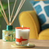 Argos Habitat x Scion Glass Candle Paradise Plum & Orchid Scented Candle- Buy online at McGrocer