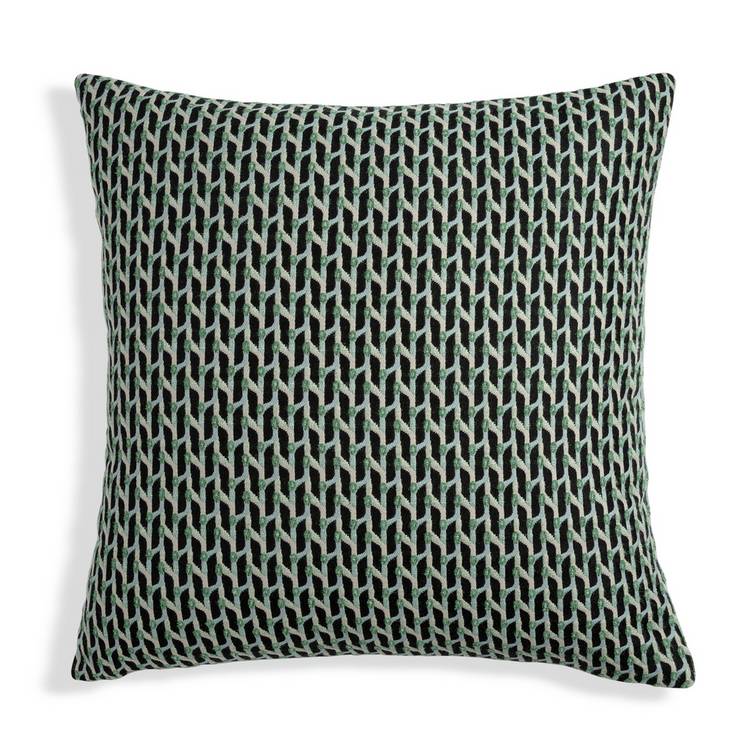 Habitat geometric jacquard cushion cover 43x43cm - British product