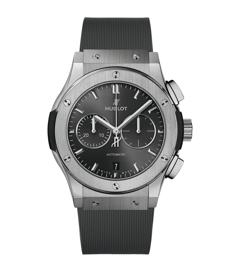 Hublot Classic Fusion Chronograph titanium watch 42mm - British product