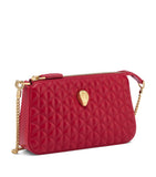 Bvlgari Serpenti Sugarloaf matelassé leather clutch bag (British brand)