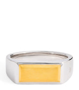Harrods Tom Wood Sterling Silver and Yellow Gold Peaky Ring- Buy online at McGrocer