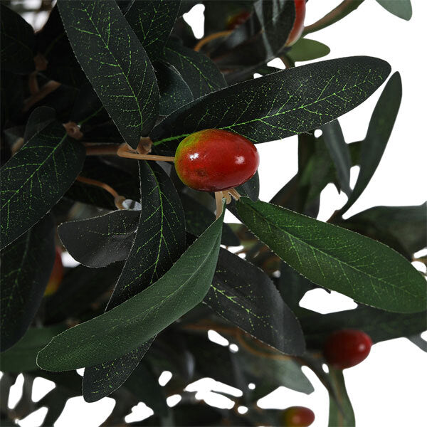 Livingandhome artificial olive tree decorative plant 120cm, imported from the UK
