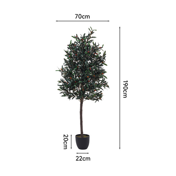 Livingandhome artificial olive tree decorative plant 120cm, imported from the UK