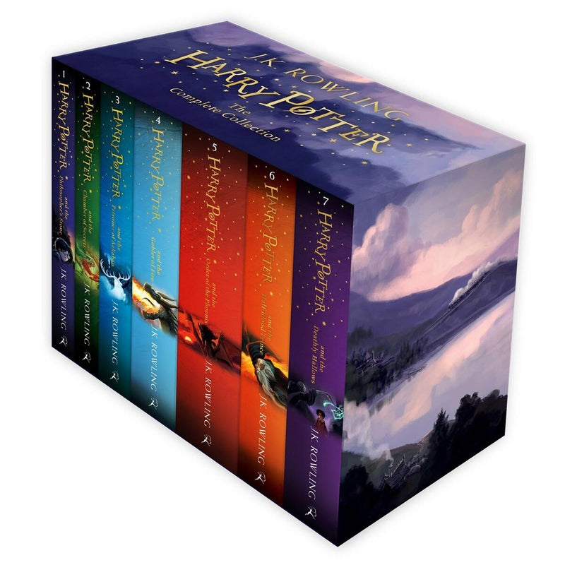 Collection complète Harry Potter coffret 7 livres, version UK