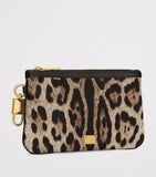 Dolce&Gabbana leopard print pouch 14x24cm, imported from the UK