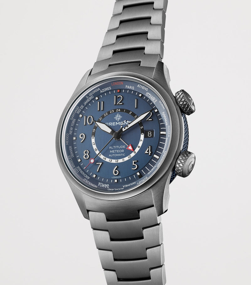 Bremont Titanium Altitude MB Meteor Time Zones watch 42mm, imported from the UK