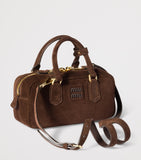 Miu Miu suede Arcadie top-handle bag - British product