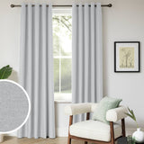 Argos Habitat Blackout Eyelet Curtains Dove Grey 117x137cm- Buy online at McGrocer