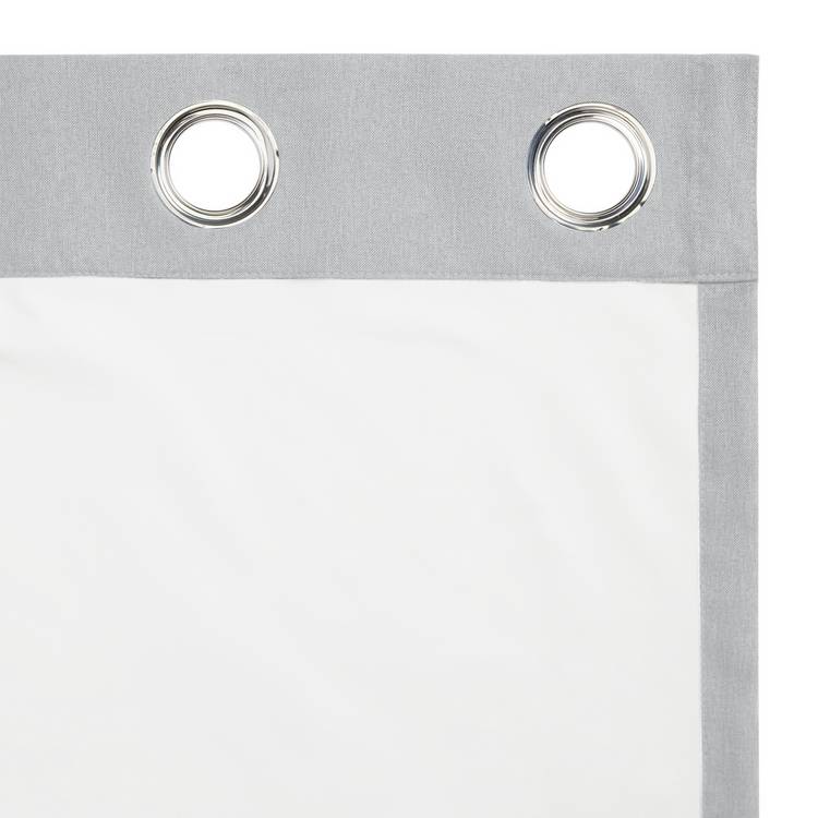 Habitat blackout curtains dove grey 117x137cm (British brand)