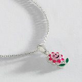 Revere sterling silver daisy earring and necklace set (British brand)