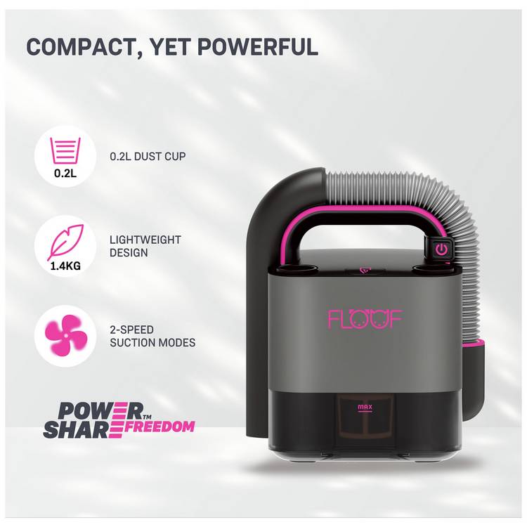Floof 20V brushless pet vacuum cleaner (British brand)