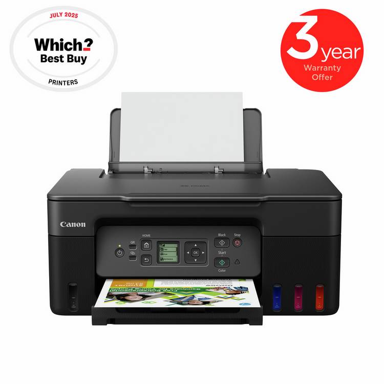 Canon PIXMA G3570 MegaTank printer wireless model (British brand)