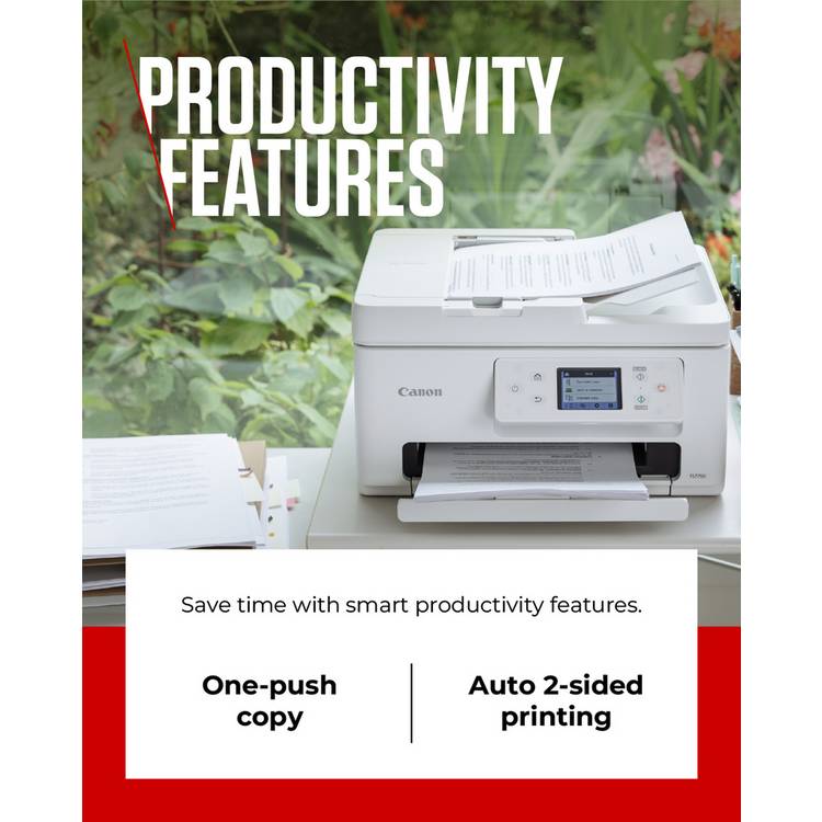 Canon PIXMA TS7750i wireless multifunction printer white, UK version