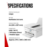 Canon PIXMA TS7750i wireless multifunction printer white, UK version
