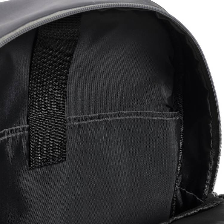 Home grey backpack block colour with padded laptop compartment, imported from the UK