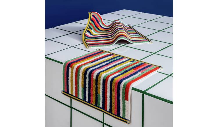 Habitat Klee stripe face cloths 2pk, UK version