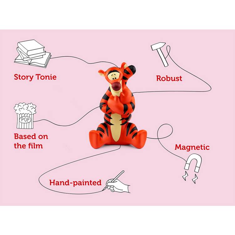 tonies hand-painted Disney Tigger audio character, UK version