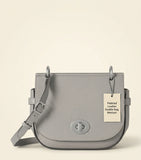 Mulberry small leather Amberley satchel cross-body bag, UK version