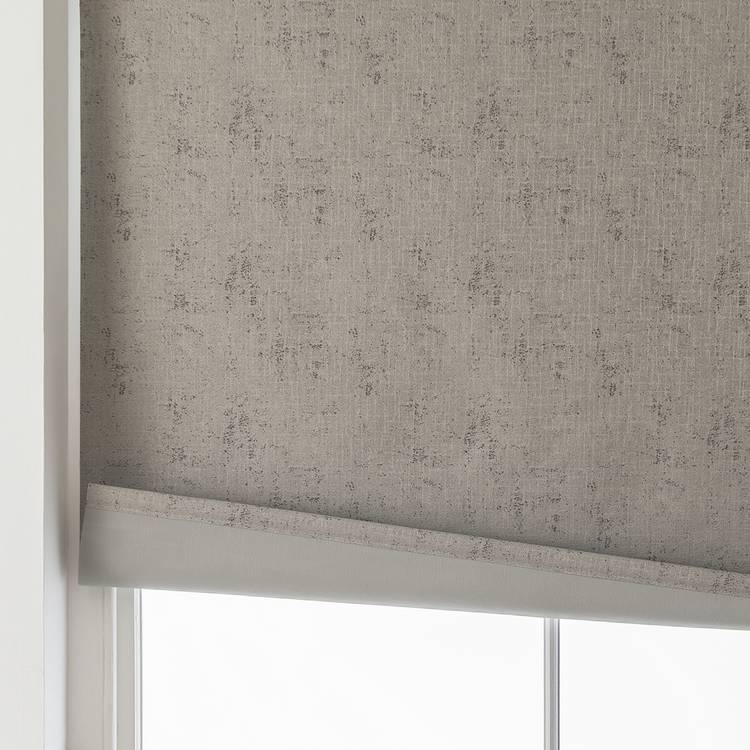 Habitat roller blind mottled blackout grey 90cm (British brand)