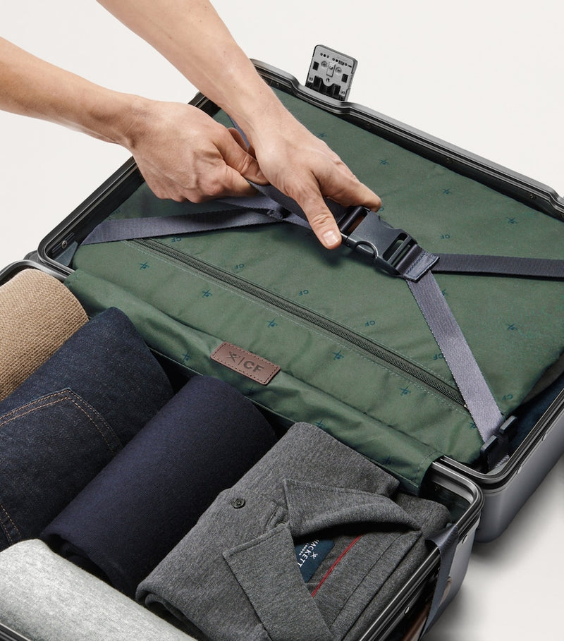Carl Friedrik x Hackett carry-on suitcase 55cm - British product