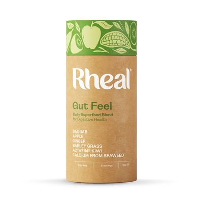 Holland & Barrett Rheal Superfoods Gut Feel Organic Superfood Blend 150g- Buy online at McGrocer