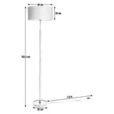 Argos Home floor lamp black gloss 162.5cm (British brand)