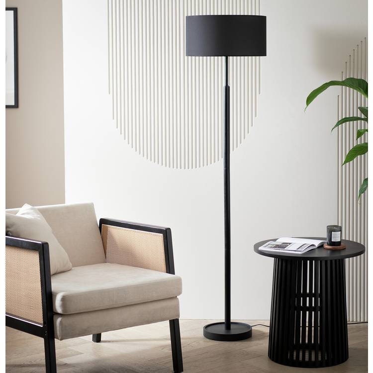 Argos Home floor lamp black gloss 162.5cm (British brand)