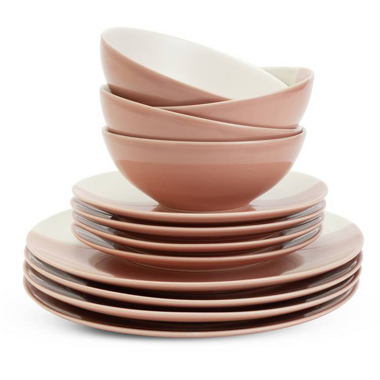 Habitat stoneware dinner set multicoloured, UK version