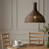 Habitat wicker pear lampshade 51cm - British product