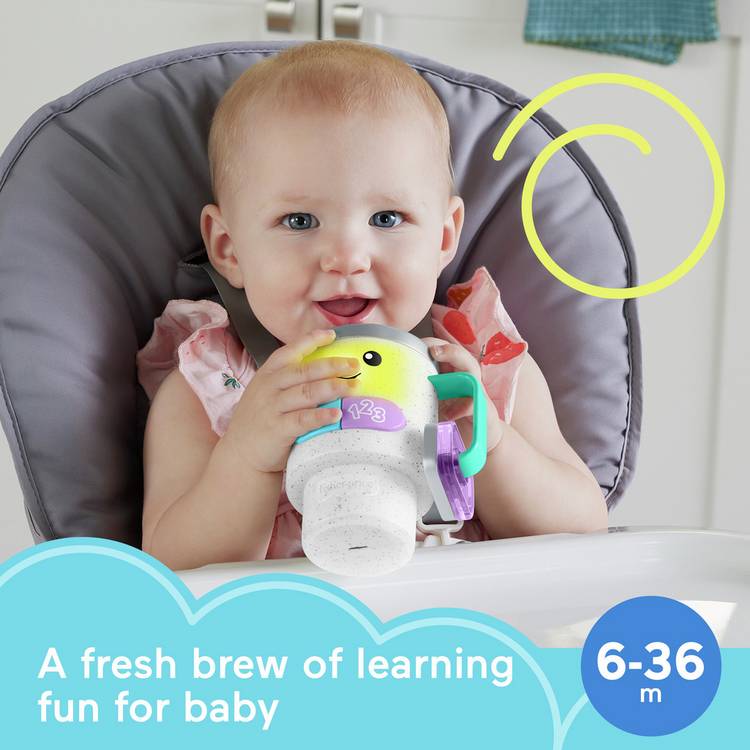 Fisher Price interactive toy coffee mug, UK version