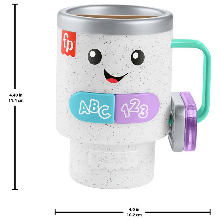 Fisher Price interactive toy coffee mug, UK version