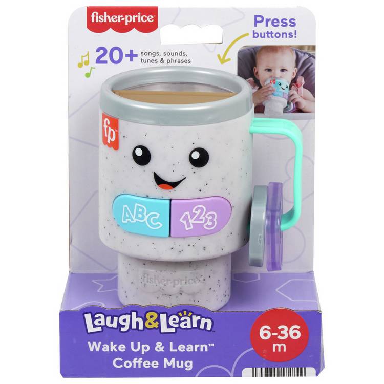 Fisher Price interactive toy coffee mug, UK version