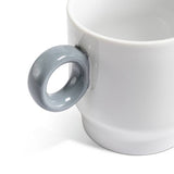 Sebastian Conran set of 4 grey coffee cups 230ml - British product