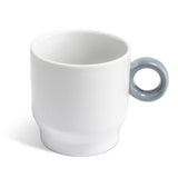Sebastian Conran set of 4 grey coffee cups 230ml - British product
