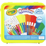 Crayola Rainbow Art Case with 50+ pieces, imported from the UK