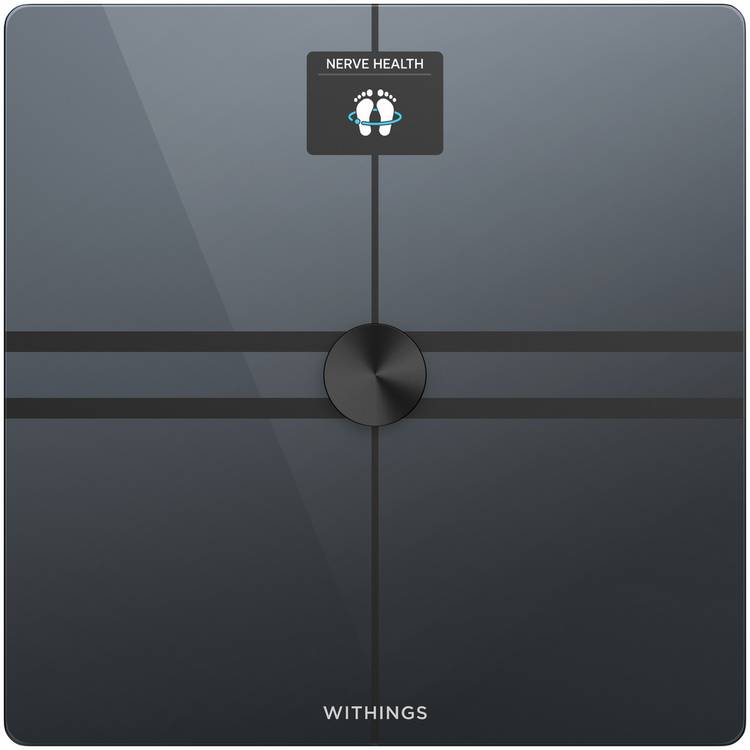 Withings body composition scale black (British brand)