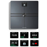 Withings body composition scale black (British brand)
