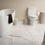 Addis diatomite quick dry bath mat white 60x39cm - British product