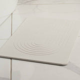 Addis diatomite quick dry bath mat white 60x39cm - British product