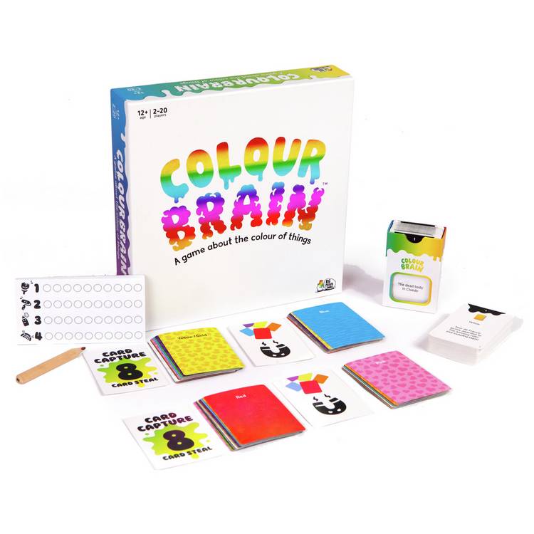 Big Potato Colour Brain family trivia game, imported from the UK