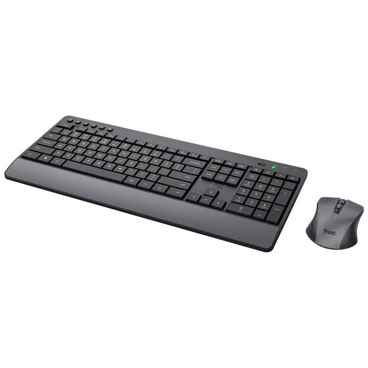 Trust Comfort Trezo wireless keyboard and mouse set, imported from the UK