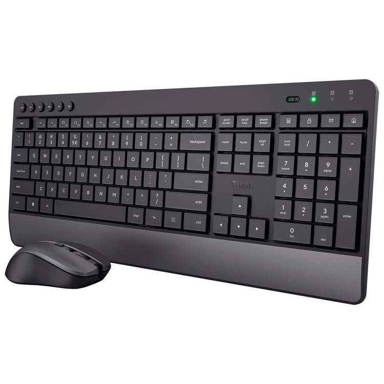 Trust Comfort Trezo wireless keyboard and mouse set, imported from the UK