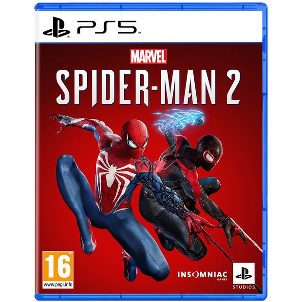 Marvel's Spider-Man 2 PS5 game disc, UK version