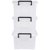 Strata Smart storage boxes 12L clear, UK version