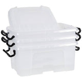 Strata Smart storage boxes 12L clear, UK version