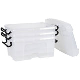 Strata Smart storage boxes 12L clear, UK version