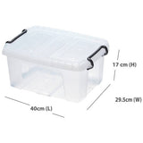 Strata Smart storage boxes 12L clear, UK version