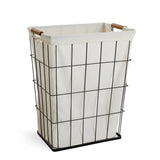 Habitat white industrial laundry basket 60 litre - British product